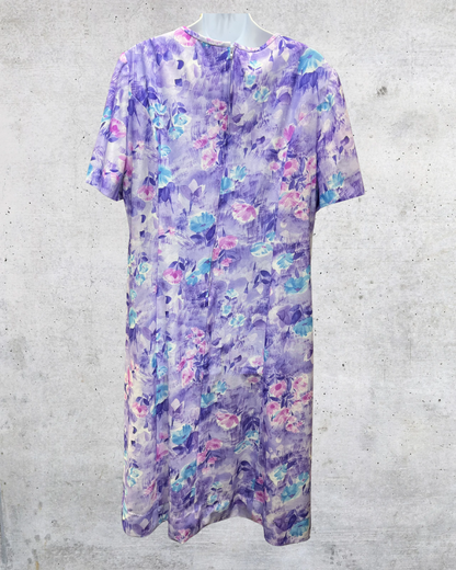 Vintage Tribute Lavender Floral Dress Set - Large