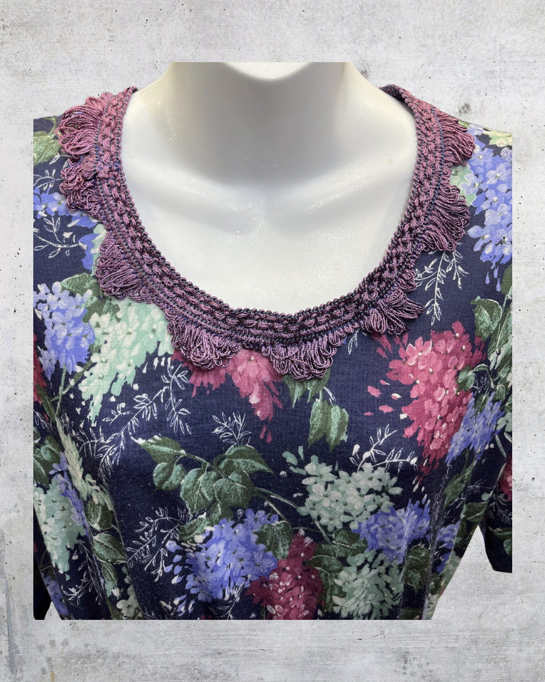 Vintage Anthony Richard’s Floral Belted Midi Dress - Large