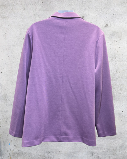 Vintage Lady Queen Lavender Soft Blazer Jacket - Large