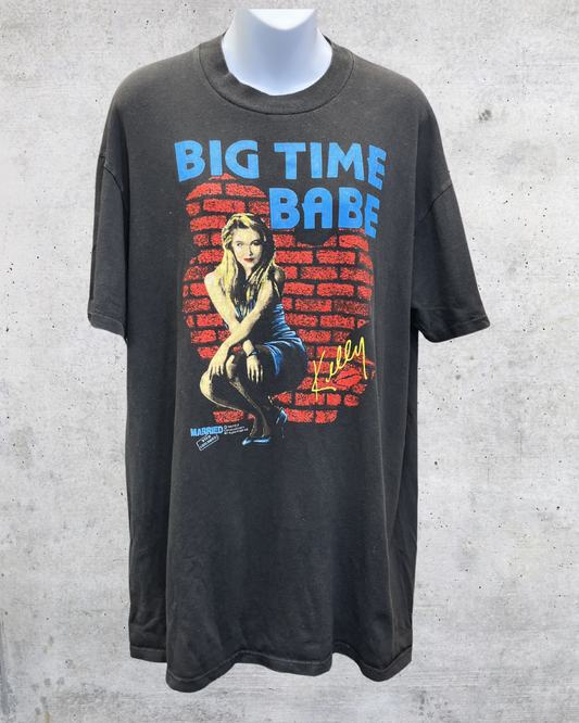 Vintage 1987 Kelly Bundy Big Time Babe Tee - XL
