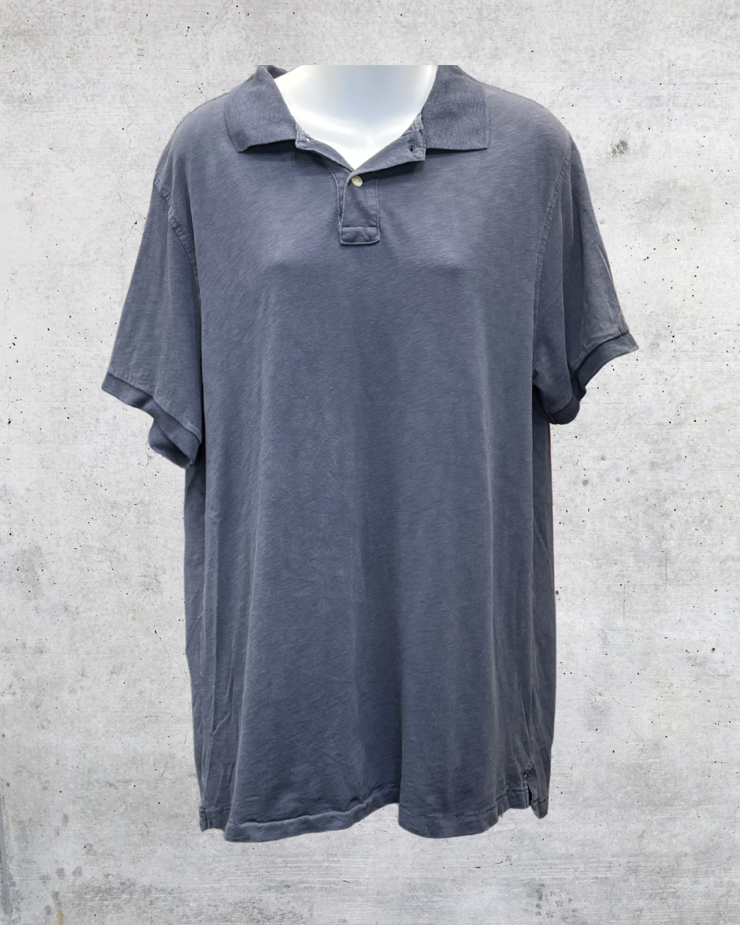 J.Crew Navy Blue Short Sleeve Polo Shirt - Large