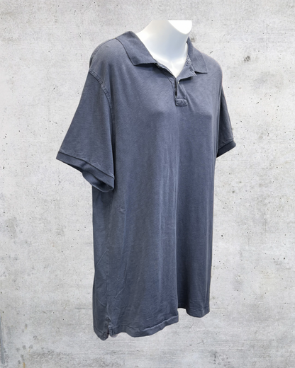 J.Crew Navy Blue Short Sleeve Polo Shirt - Large