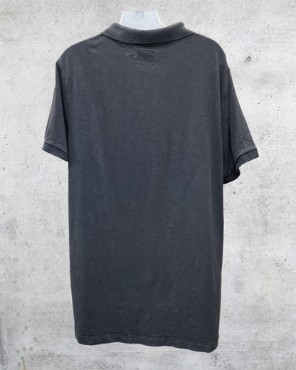 J.Crew Navy Blue Short Sleeve Polo Shirt - Large
