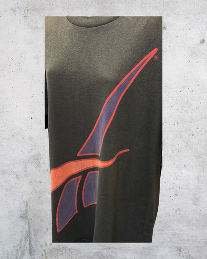Vintage 90s Reebok Big Vector Logo Tee - Large