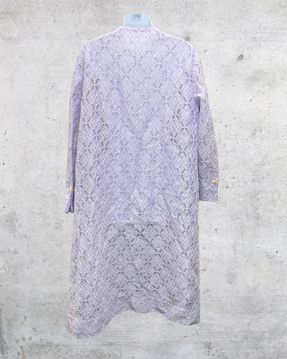 Handmade Lavender Lace Duster Robe - Large