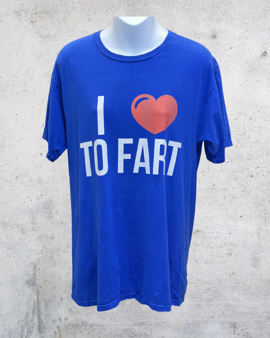 I Heart to Fart Funny Graphic Tee - Medium