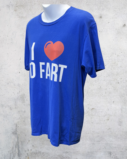 I Heart to Fart Funny Graphic Tee - Medium