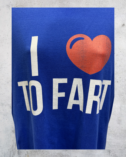 I Heart to Fart Funny Graphic Tee - Medium