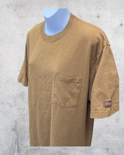Dickies Brown Pocket Tee - Large