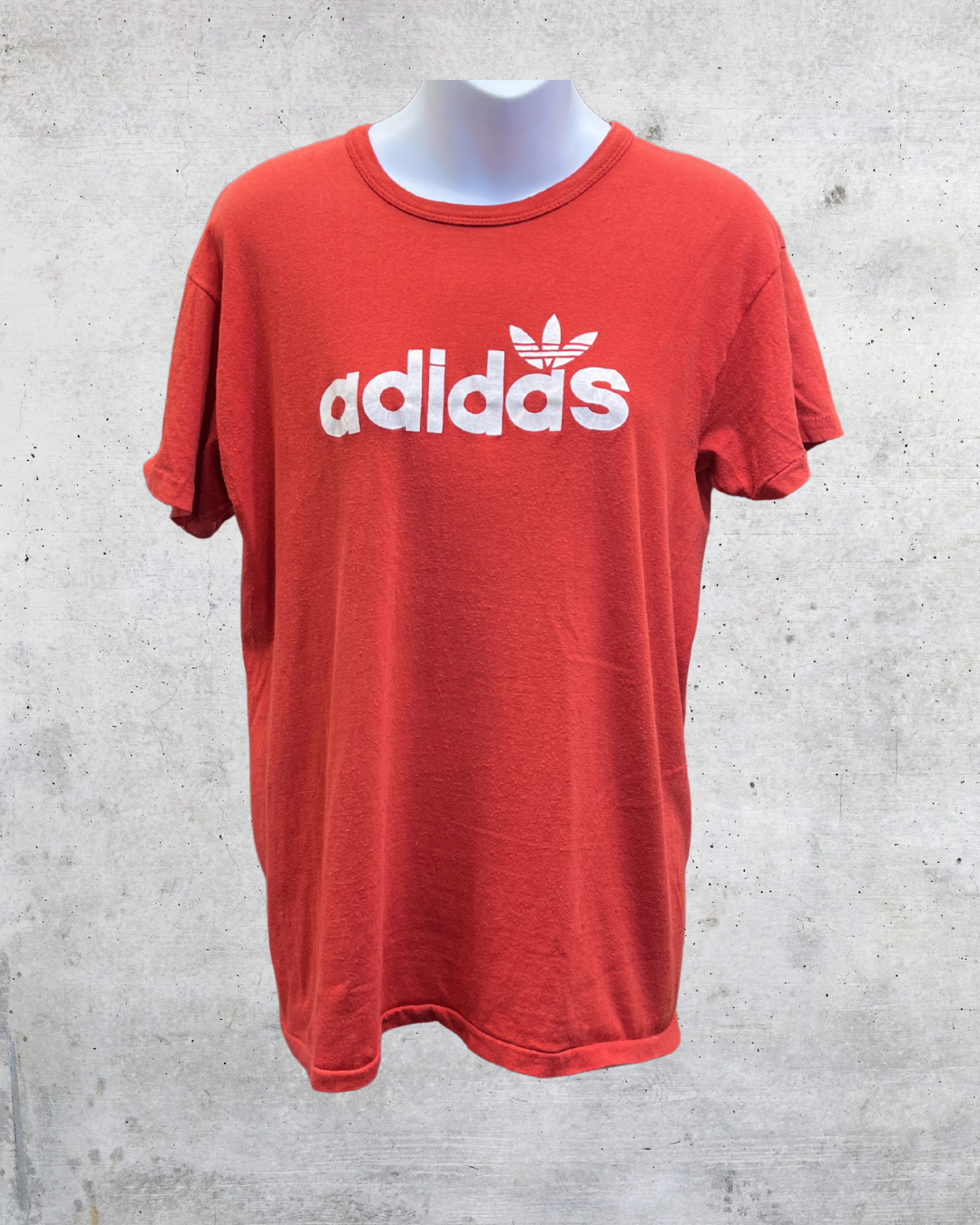Vintage Russell Athletic Adidas Trefoil Graphic Tee - Large