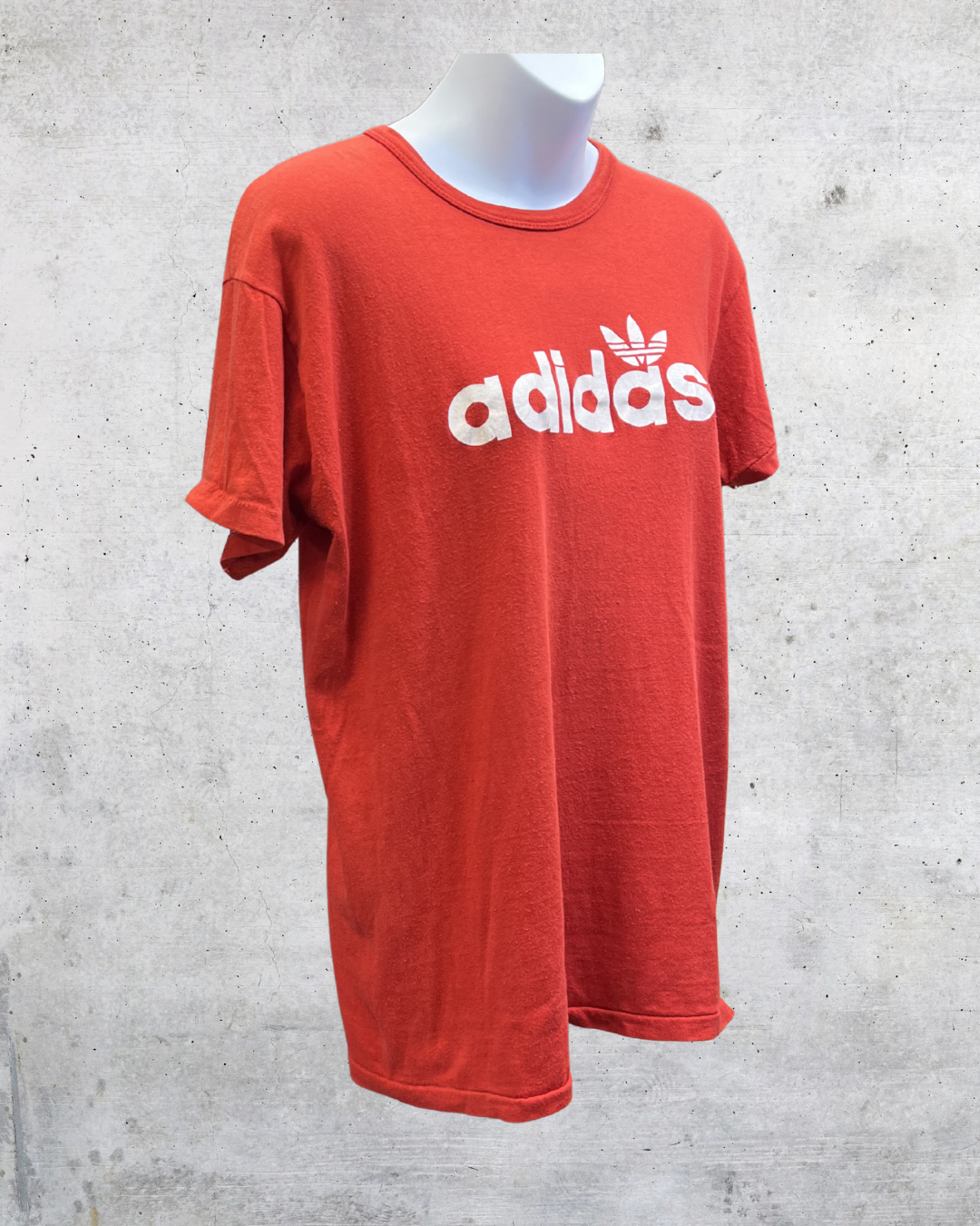 Vintage Russell Athletic Adidas Trefoil Graphic Tee - Large