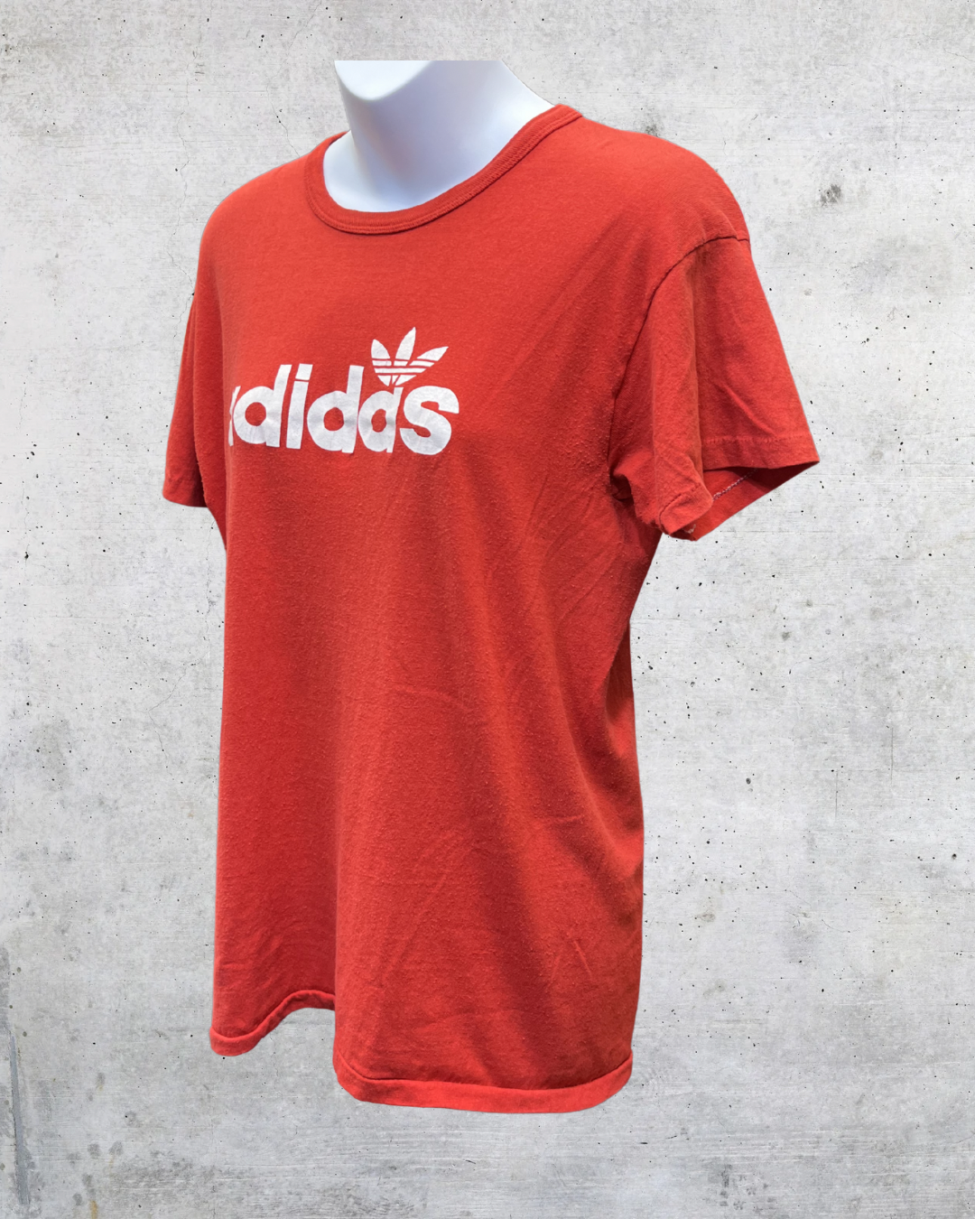 Vintage Russell Athletic Adidas Trefoil Graphic Tee - Large