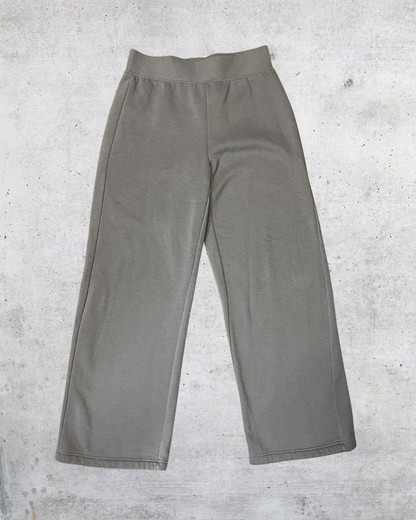 Gray Wide Leg Sweatpants - Medium