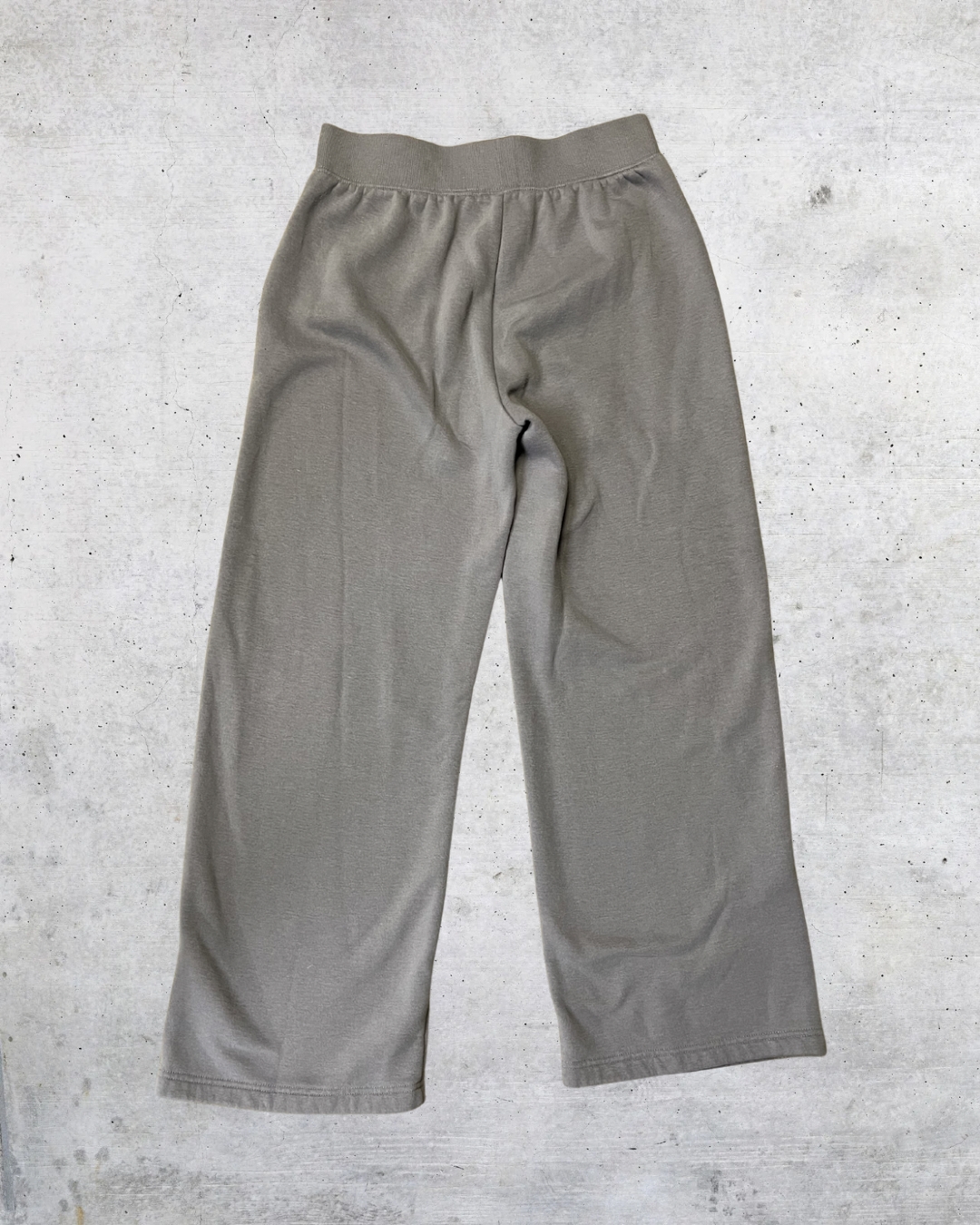 Gray Wide Leg Sweatpants - Medium