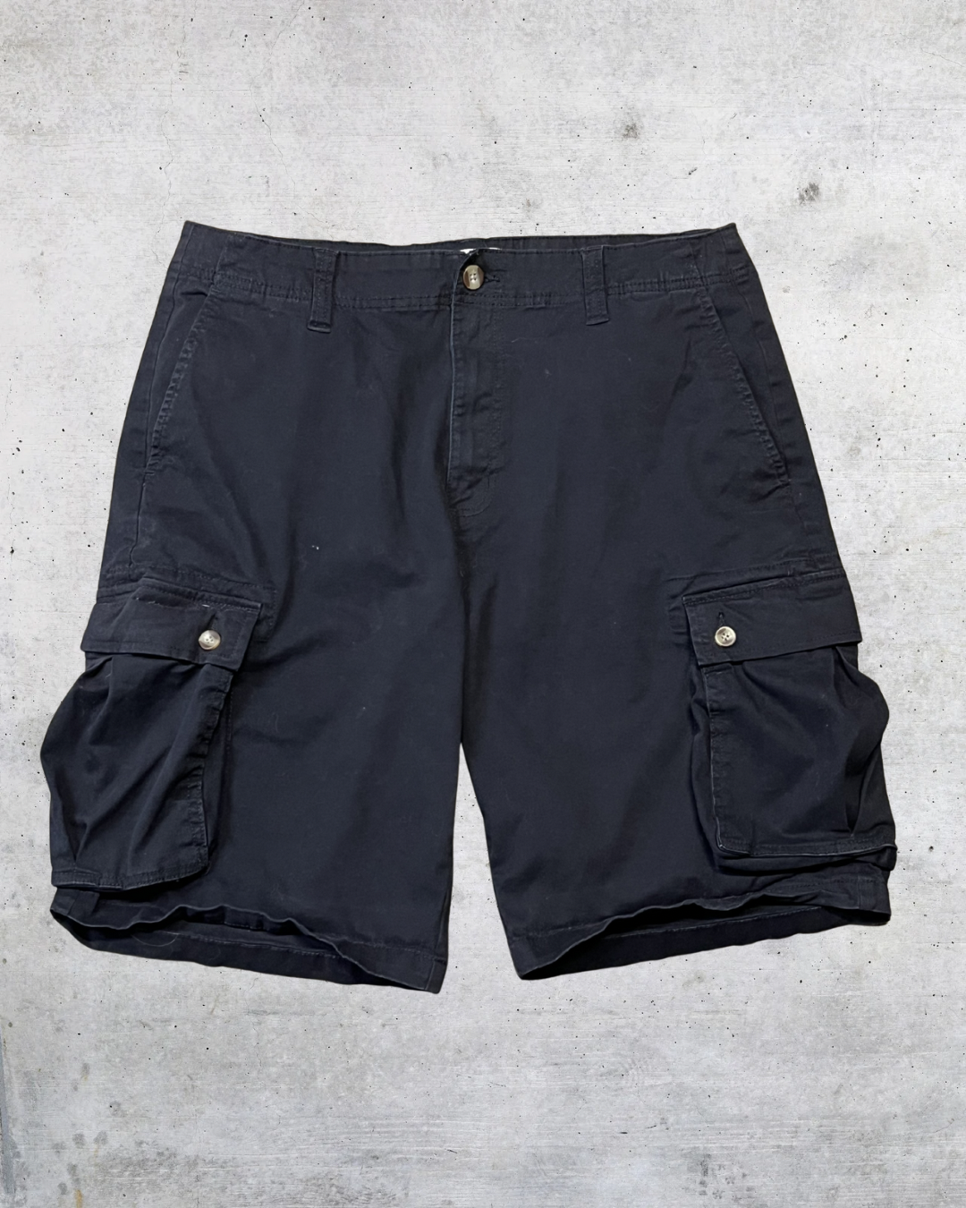 Saddlebred Black Cargo Shorts - 34