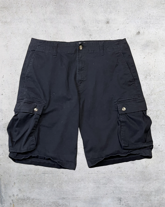 Saddlebred Black Cargo Shorts - 34