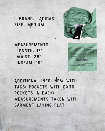 Adidas Aeroready Green Athletic Shorts NWT - Medium