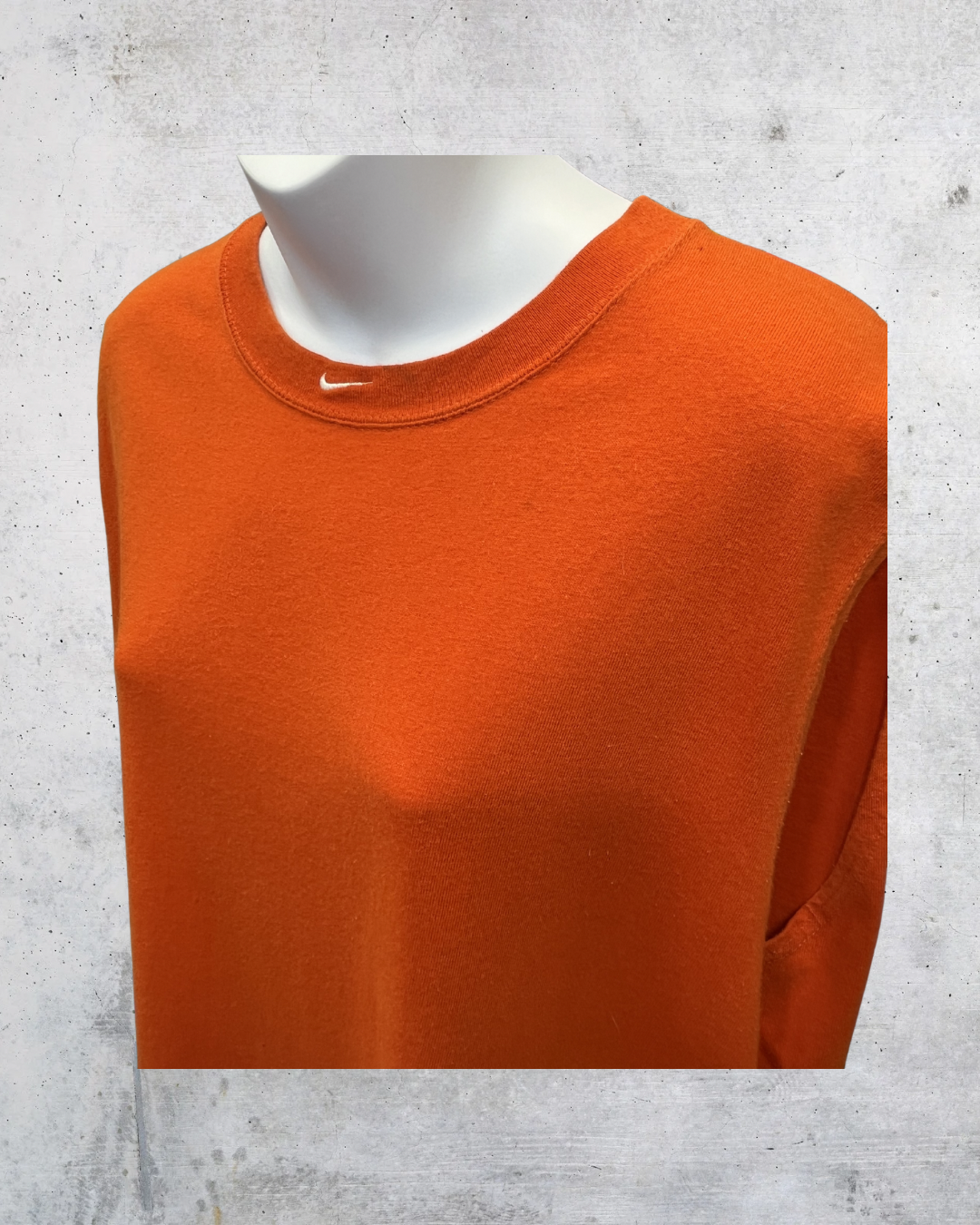 Vintage Y2K Nike Basketball Orange Sleeveless Muscle Shirt -Large