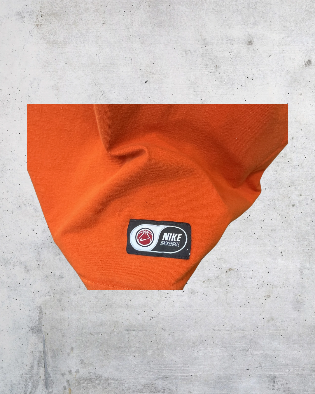 Vintage Y2K Nike Basketball Orange Sleeveless Muscle Shirt -Large