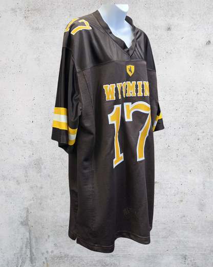 The Retro Brand Wyoming Cowboys Allen #17 Football Jersey - XXL