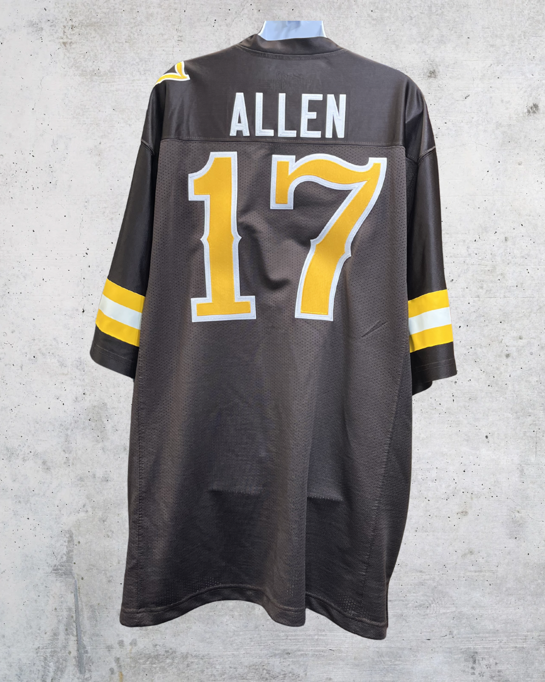 The Retro Brand Wyoming Cowboys Allen #17 Football Jersey - XXL