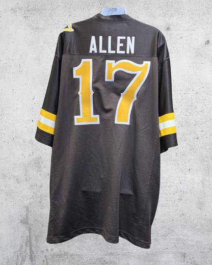 The Retro Brand Wyoming Cowboys Allen #17 Football Jersey - XXL