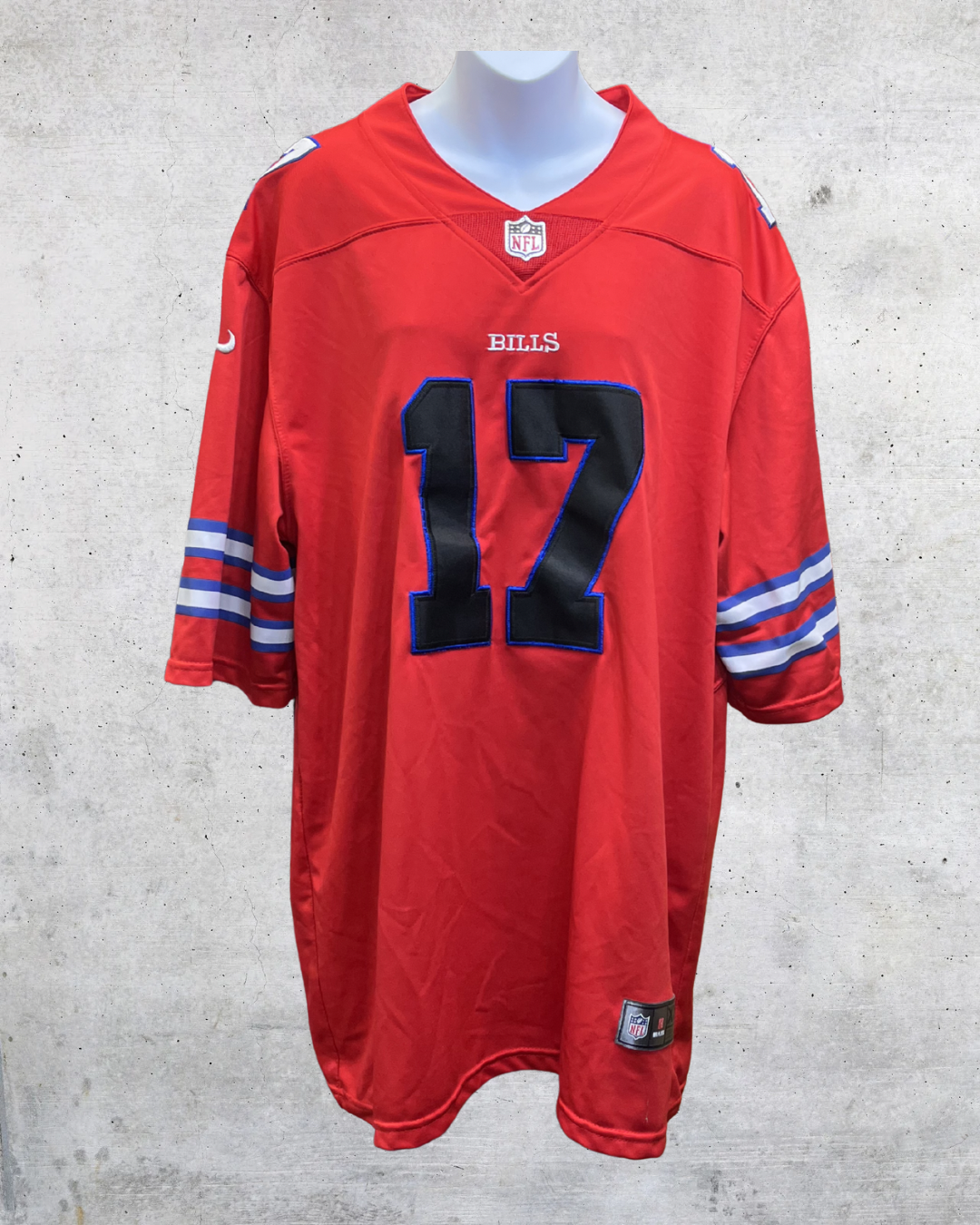 Nike Buffalo Bills Josh Allen #17 Alternate Red NFL Jersey |- XXL