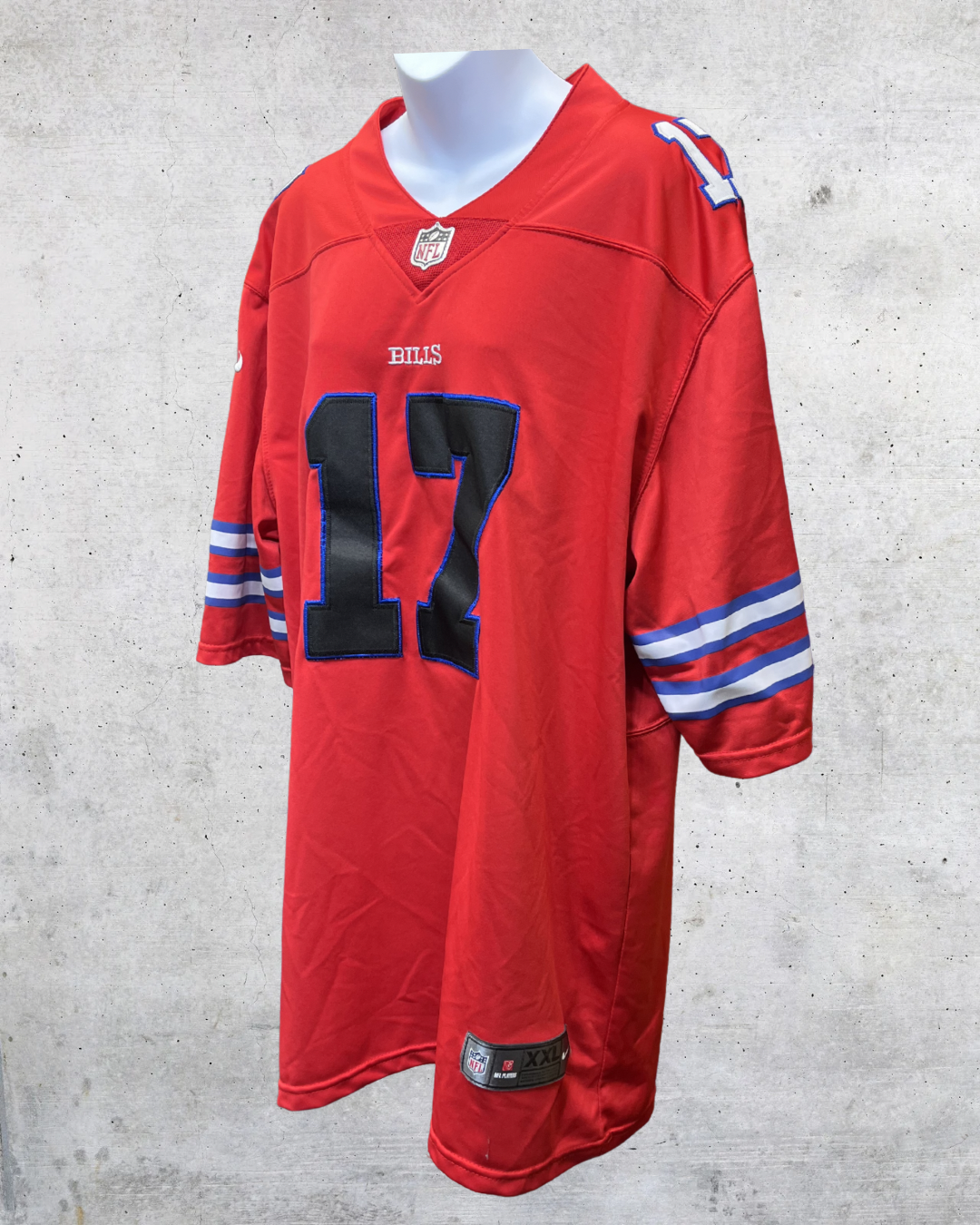 Nike Buffalo Bills Josh Allen #17 Alternate Red NFL Jersey |- XXL