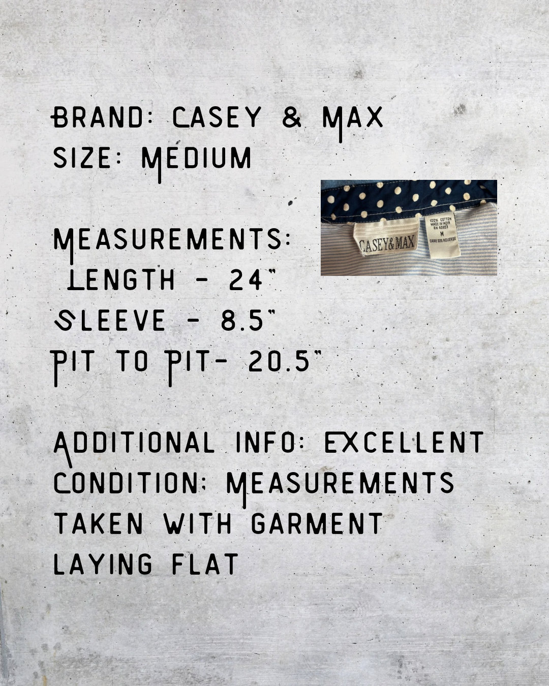 Vintage Casey & Max Daisy Patchwork Shirt - Medium