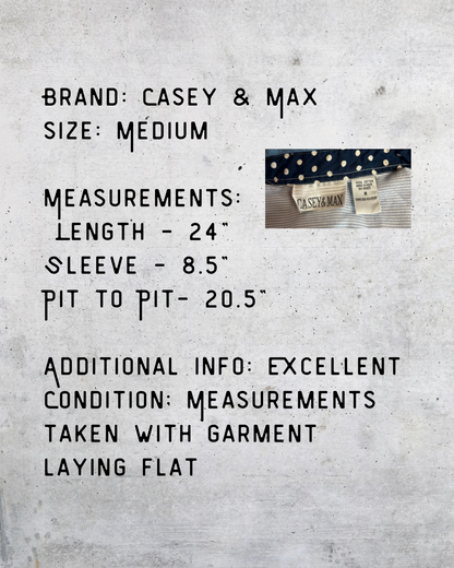 Vintage Casey & Max Daisy Patchwork Shirt - Medium