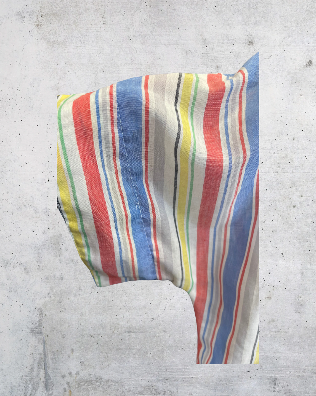 Vintage 80s Donnkenny Rainbow Stripe Sailor Top - XL
