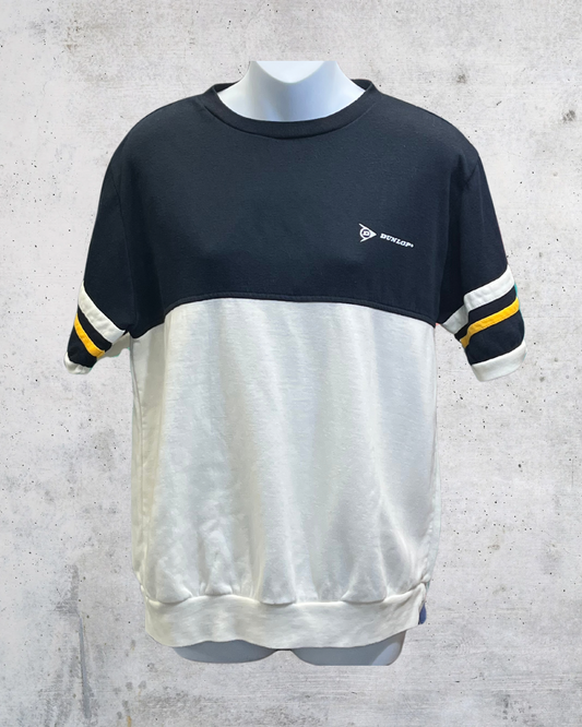 Vintage Dunlop Colorblock Tennis Shirt - Large