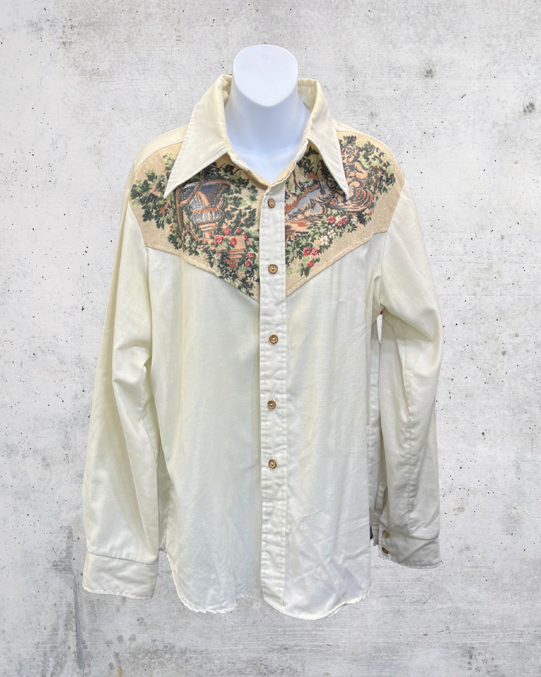 Vintage 70s Kennington Tapestry Western Shirt – XL