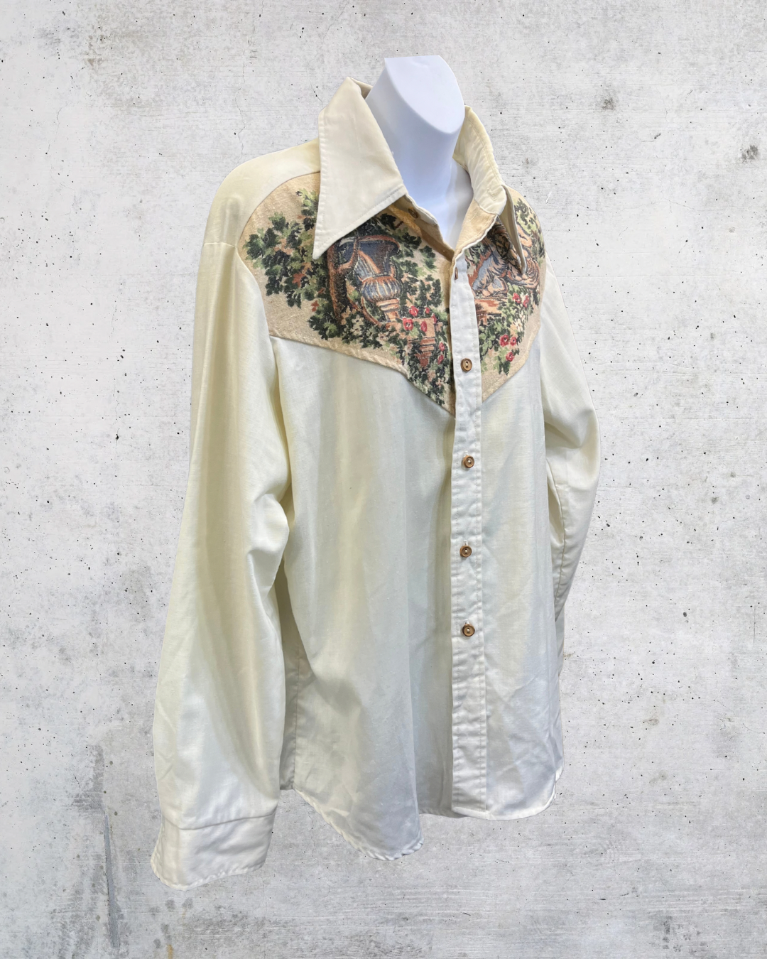 Vintage 70s Kennington Tapestry Western Shirt – XL