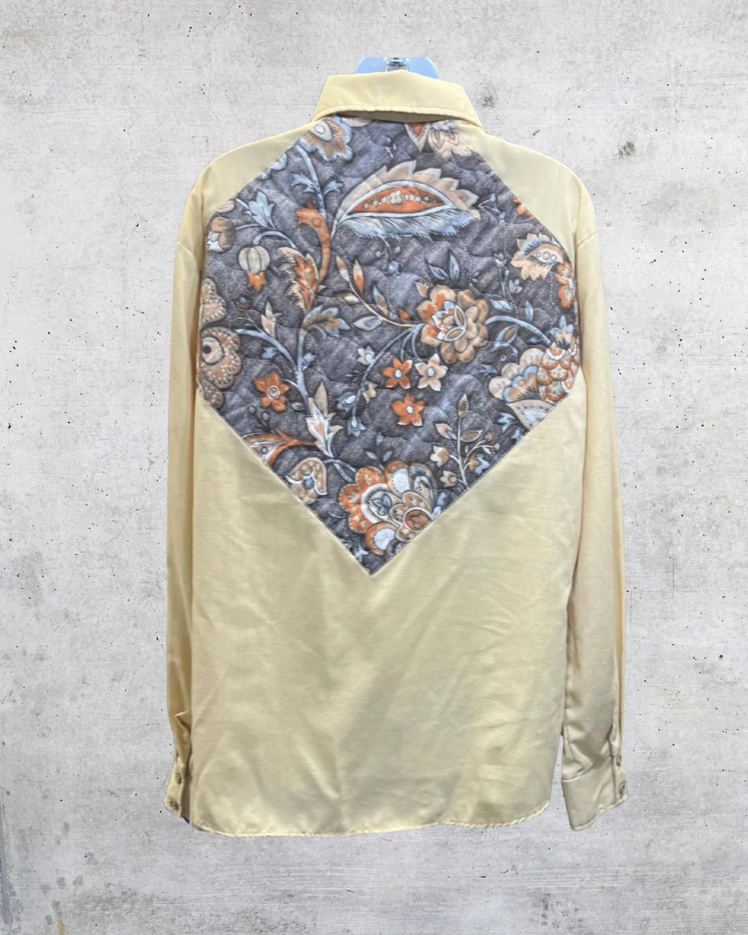 Vintage 70s Alfie California Brown Floral Western Shirt – XL