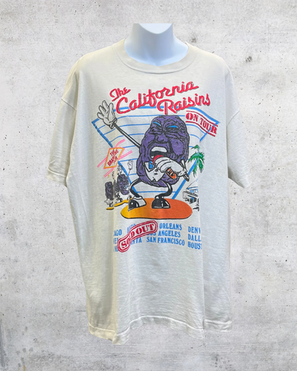 Vintage 80s California Raisins On Tour Single Stitch Graphic Tee – XL