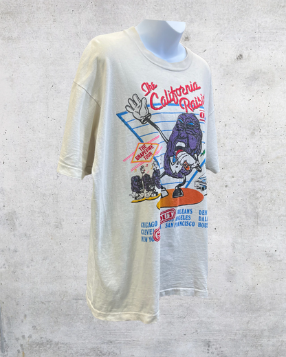 Vintage 80s California Raisins On Tour Single Stitch Graphic Tee – XL