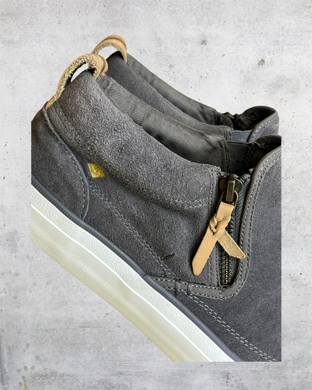Sperry Gray Suede Side Zip Sneaker Booties – Women's 6.5