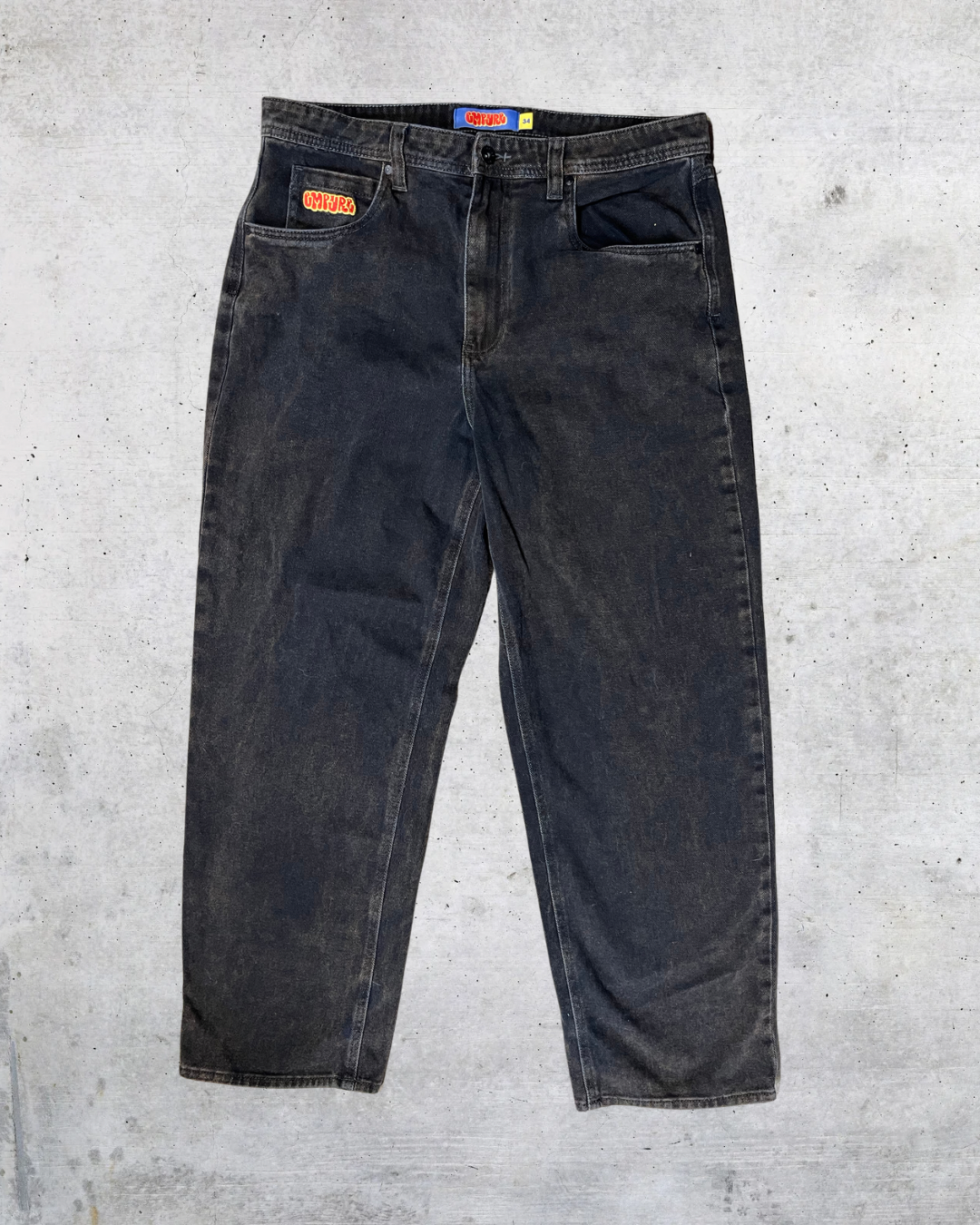 Empyre Washed Black Skater Jeans – 34