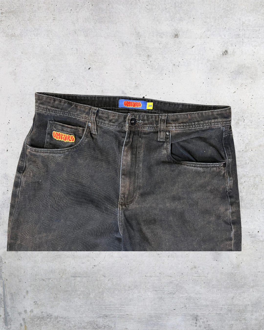 Empyre Washed Black Skater Jeans – 34