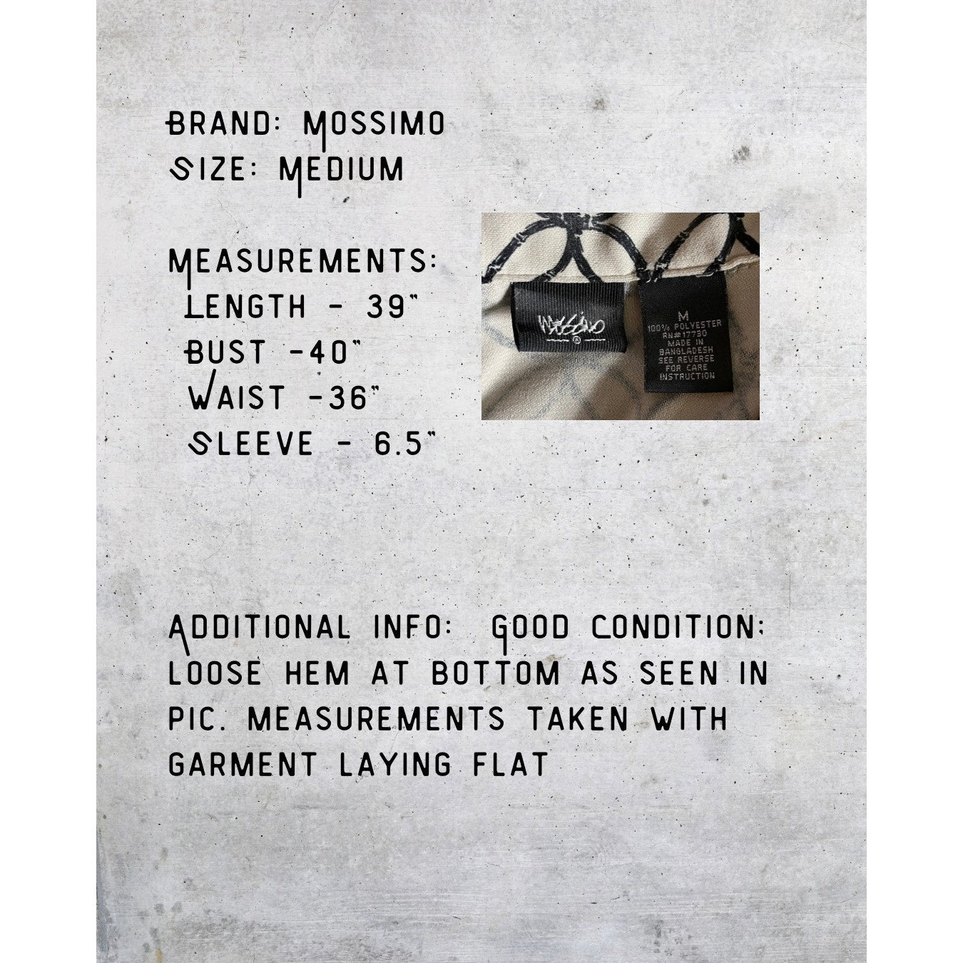 Mossimo Graphic Loop Shirt Dress