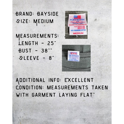 USMC Military Green Tee – Bayside Made in USA